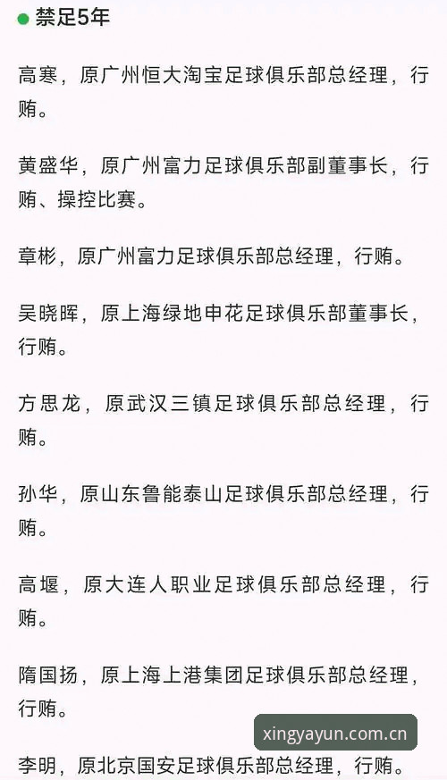 中国足协第三批禁足名单公布，如何通过亚星体育平台深度了解赛事背后的故事？